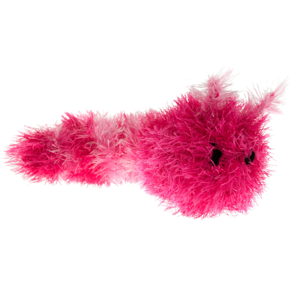 patchwork caterpillar dog toy